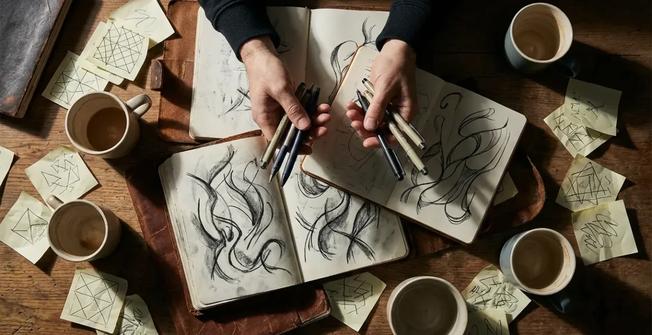 Entrepreneur français débordé par de multiples tâches simultanées dans son bureau