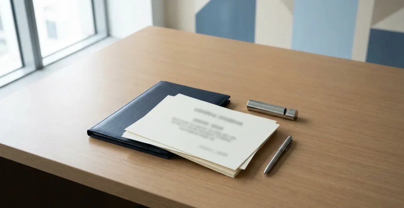 Portfolio professionnel de compétences linguistiques avec documents et certifications sur un bureau moderne